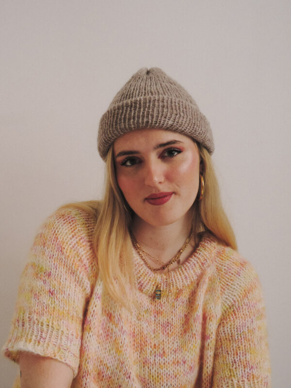 Knitted Beanie Hat - Image 5