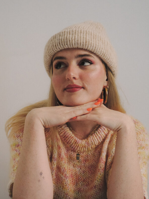 Knitted Beanie Hat - Image 6