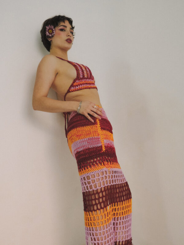 Maxi Beach Skirt (Crocheted & Knitted) - Image 2