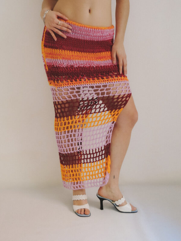 Maxi Beach Skirt (Crocheted & Knitted) - Image 8