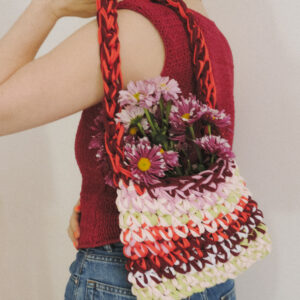 Crochet shoulder bag